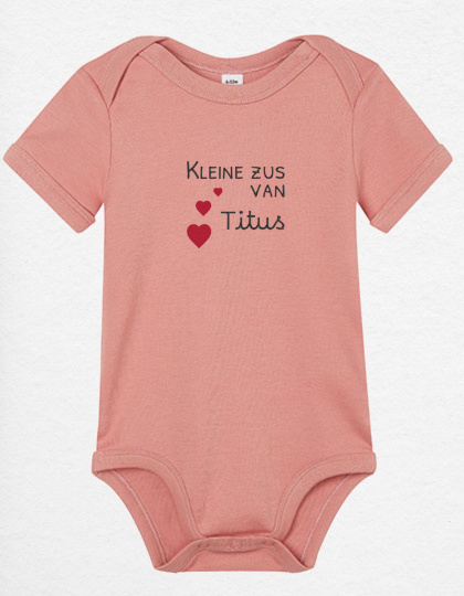 Geborduurde Romper "Kleine zus van"