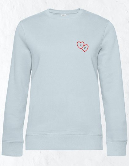 Geborduurde Sweater hartjes