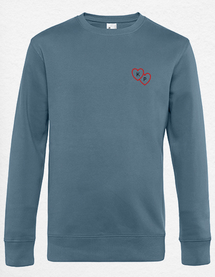 Geborduurde Sweater hartjes
