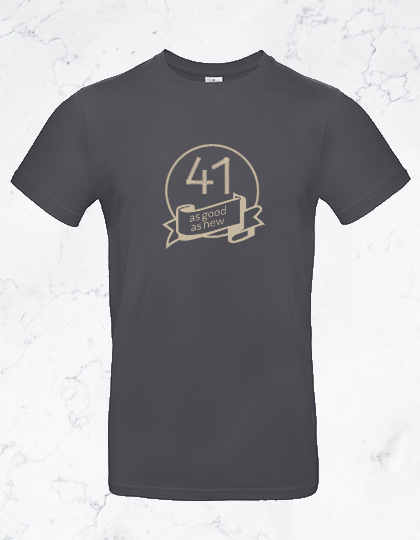 Geborduurde T-shirt "As good as new"